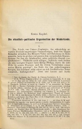 Die Anfänge des niederländischen Aufstandes : 1555-1564