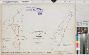 Olpe-Land (Olpe), Jahnschaftsteilung Thieringhausen, Bl. 1 Zuteilungskarte Flur 5 tlw; 19 tlw