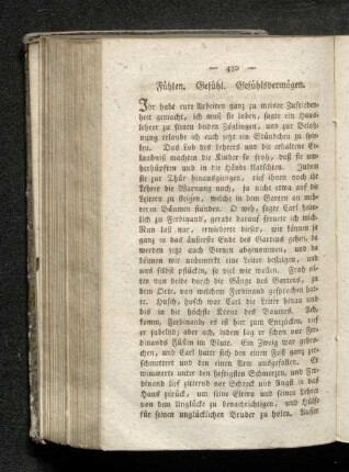Fühlen. Gefühl. Gefühlsvermögen.