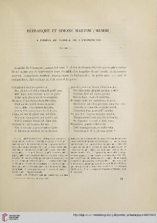 Pétrarque et Simone Martini (Memmi): à propos du Virgile de l'Ambrosienne