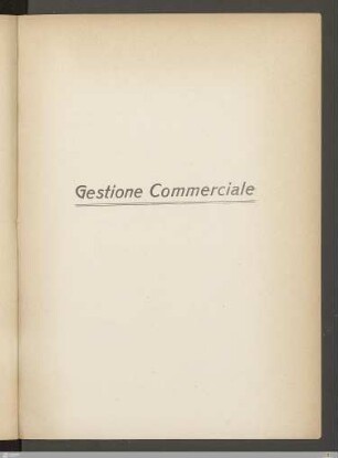 Gestione Commerciale