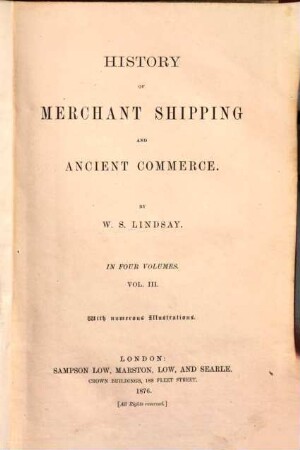 History of merchant shipping and ancient commerce : in four volumes ; with numerous illustrations, 3