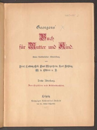 Das Erzählen und Bilderbetrachten