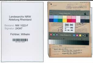 Entnazifizierung Wilhelm Fichtner , geb. 17.10.1893 (Prokurist)