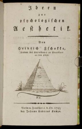 Ideen zur psychologischen Aesthetik