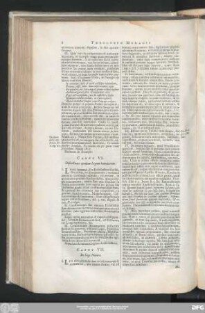 Caput VI. Distinctiones quaedam Legum humanarum.