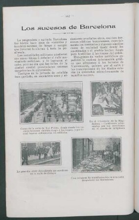 Los sucesos de Barcelona