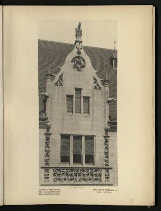 Kleiner Giebel Hirschstrasse.