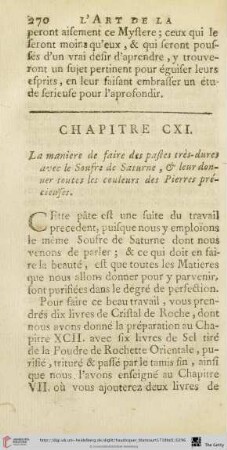 Chapitre CXI