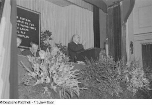 Blick auf das Podium