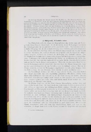 c) Hüftgelenk, Articulatio coxae.