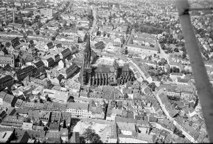 Freiburg: Freiburg, von Süden, mit Münster