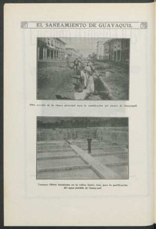 El saneamiento de Guayaquil [Fotografías]