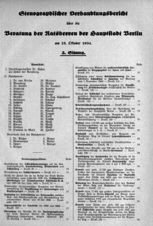 Nr. 3, 25. Oktober 1934