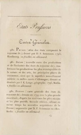 Etats Prussiens