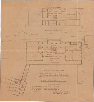 Fischer, Theodor; Stuttgart - Bad Cannstatt; Kursaal - Restaurant - Grundriss Hauptgeschoss, Grundriss DG