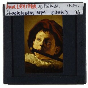 Leyster, Junger Flötenspieler (Stockholm NM 1120) : Detail