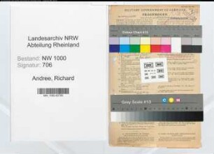 Entnazifizierung Richard Andree, geb. 16.12.1900 (Volkswirt)