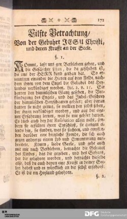 Eilfte Betrachtung.