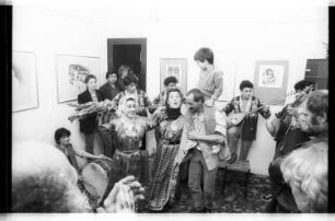 Kleinbildnegativ: Galerie im Atelier, 1983
