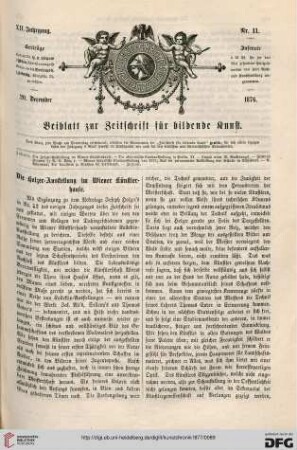 Heft 11 (20. Dezember 1876)
