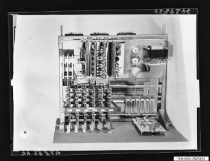 Prüfautomat für Thyristoren, Einschub Nr. M18601.4Sp, Draufsicht, Foto1974