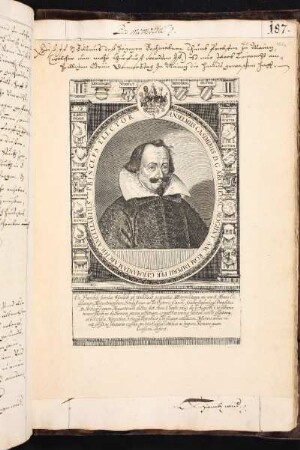 Kupferstichporträt Anselm Casimir Wambolt von Umstadt, Erzbischof von Mainz