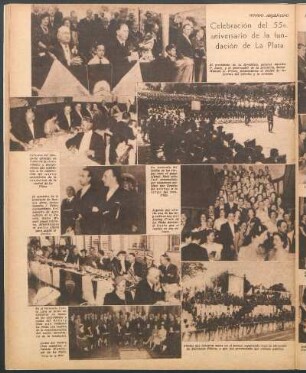 Celebración del 55° aniversario de la fundación de La Plata [Fotografías]