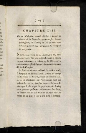 217-226, XVII. De la Valorsine; ...