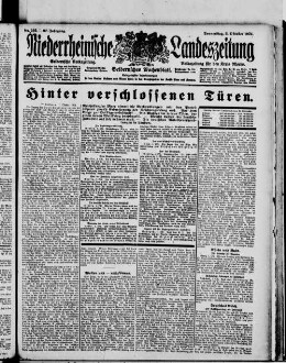 Niederrheinische Landeszeitung : Geldernsche Volkszeitung : Geldern'sches Wochenblatt : Volkszeitung für den Kreis Moers : erfolgreichstes Insertionsorgan in den Kreisen Geldern und Moers sowie in den Grenzbezirken der Kreise Cleve und Kempen