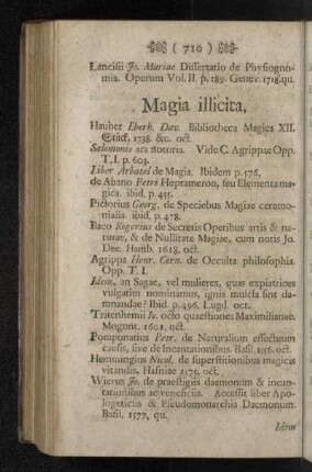 Magia illicita.
