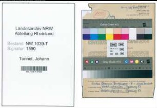 Entnazifizierung Johann Tonnet , geb. 20.01.1901 (Polizist)