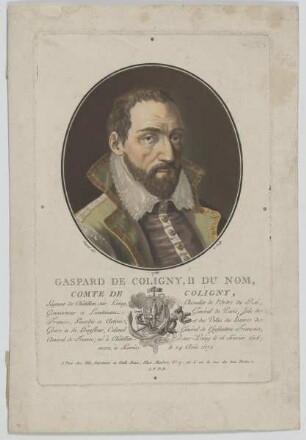 Bildnis des Gaspard de Coligny
