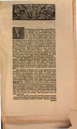 Patronis, Hospitibus ... S. P. D. : [Programma in inaugurat. M. D. Frid. Hasselquistii: quo paucis de ortu et progressu artis medicae disseritur]