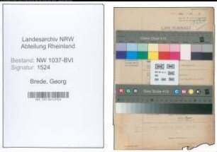 Entnazifizierung Georg Brede , geb. 17.06.1897 (Beizmeister)