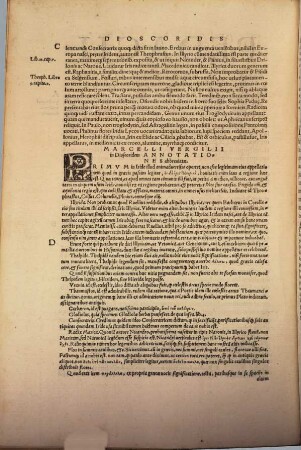 P. Dioscoridæ Pharmacorvm Simplicium reiq[ue] Medicæ Libri VIII : Adiecto Indice duplici singuloru[m] Simplicium, & difficilium terminorum