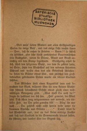 Gesammelte Schriften : Volks- und Familien-Ausgabe. 1, Tannengrün : Novellen und Erzählungen