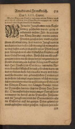 Das LXIII. Capitel.