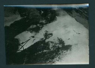 Foto einer vermuteten Batterie-Stellung südöstlich der Ferme de Richeperch (Luftbild)
