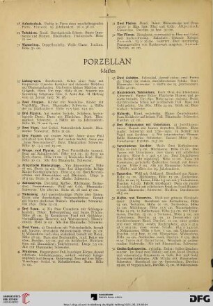 Porzellan (Nr. 33-97)