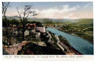 Serie Nr. 43/2: Westl.Kriegsschaupl., 31.08.1914: Die Festung Givet gefallen.