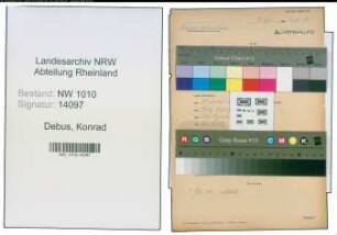 Entnazifizierung Konrad Debus , geb. 20.12.1902 ()