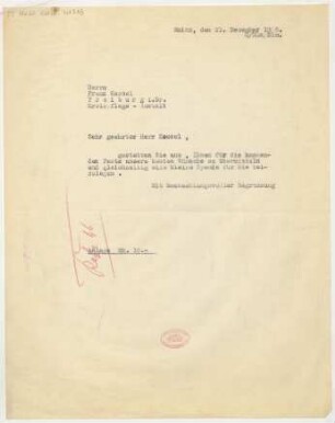 Brief an Franz Kessel : 21.12.1928
