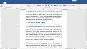 Word-Übung: Dokumentenlayout und Formatvorlagen: Musterlösung zur Übung 2