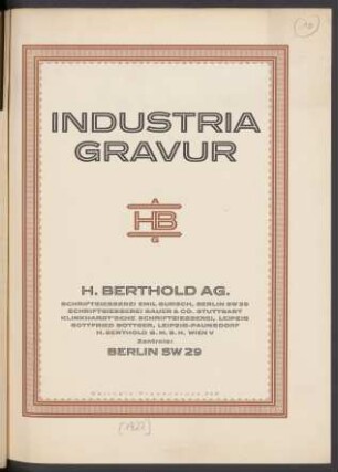 Industria Gravur