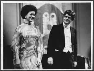 Reri Grist und Philipp Moll : Portrait der Opernsängerin (Sopran) Reri Grist und des Pianisten Philipp Moll bei den Dresdner Musikfestspielen 1984