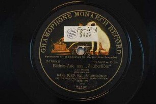 Bildnis-Arie : aus "Zauberflöte" / von Mozart