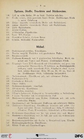 Möbel (Nr. 126-162)