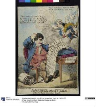 John Bull at his studies