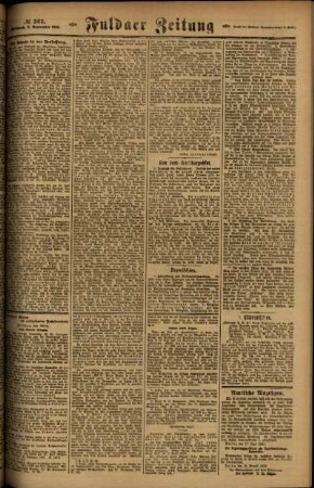 Zweite Ausgabe vom Mittwoch, den 03. September 1919.